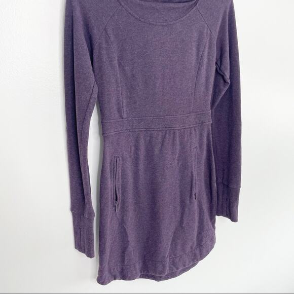 ATHLETA Purple Cotton Power Down Dress Size XXS - Picture 2 of 10